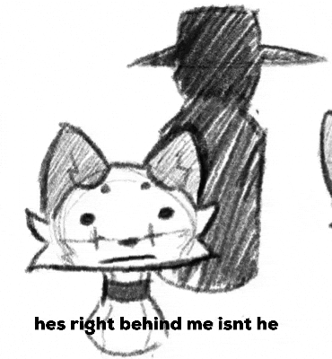 CopperCubCreations fox furry hatman hes right behind me isnt he GIF