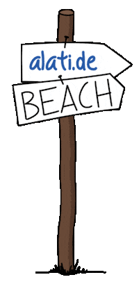 See To The Beach Sticker by alati