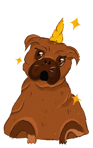 AcrylicElephant art party unicorn bitch Sticker