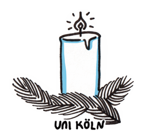 Christmas Cologne Sticker by Universität zu Köln