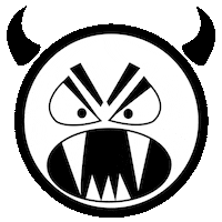 Devil Eye Brow Sticker by HUNKØN