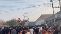 Protesters Gather Outside Turkish Consulate in Basra After Kurdish Resort Bombed