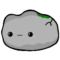 Sad Rock Sticker