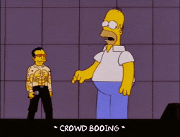 homer simpson dancing GIF