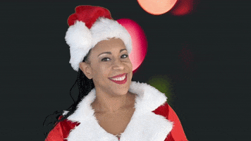 ComedianHollyLogan christmas merry christmas santa holidays GIF