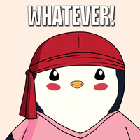 Blah Blah Blah Whatever GIF by Pudgy Penguins