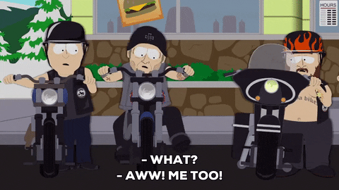 angry motorcycle GIF by South Park 
