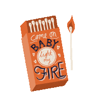 Light My Fire Match Sticker