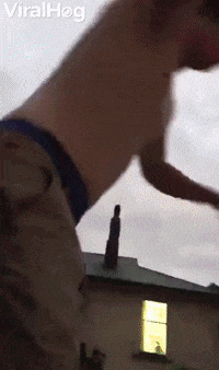 Attempted Crowd Surf Slips Through GIF by ViralHog