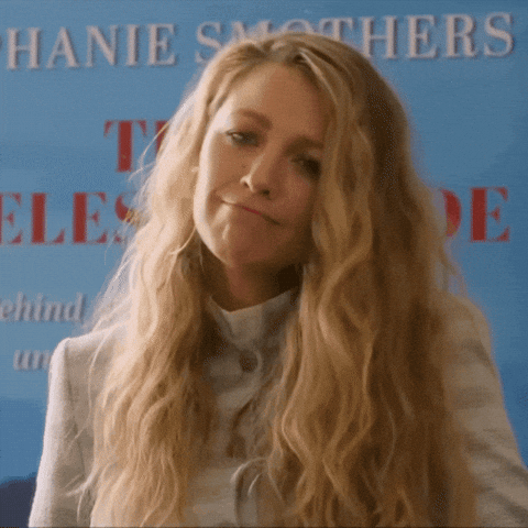 Truth Shrug GIF by Blake Lively Fan