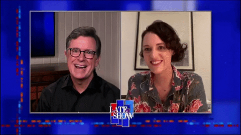 Stephen Colbert Wave GIF by The Late Show With Stephen Colbert