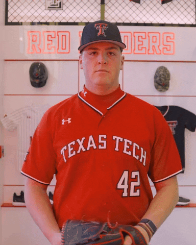 Kyle Robinson GIF by Texas Tech Baseball