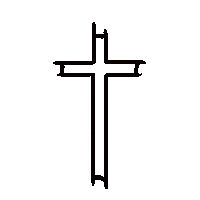 Tattoo Cross Sticker