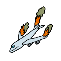 Fire Destroy Sticker by Mr Tronch