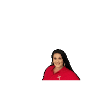 Red Shirt Boss Sticker by Blufox Mobile