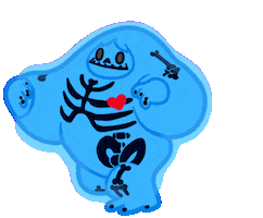 Glow X Ray Sticker by Abominable Toys