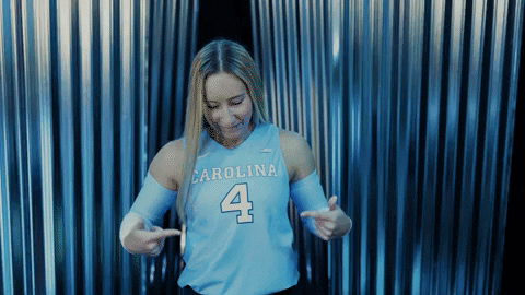 North Carolina Volleyball GIF by UNC Tar Heels