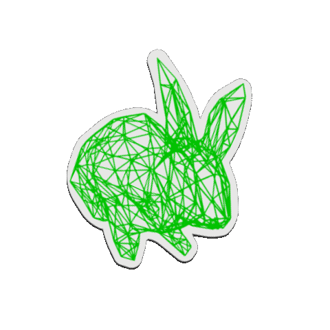 iwasborniv sticker rabbit matrix alice in the wonderland Sticker