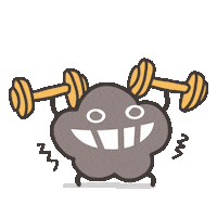 Gym Fighting Sticker