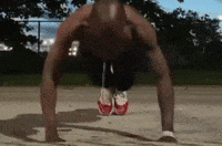 Push Up Work Out GIF