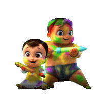 Happy Holi Sticker by Chhota Bheem