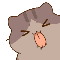 Cat Sticker by Bichi Mao