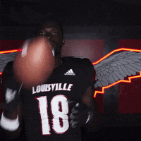 College Football Sport GIF by Louisville Cardinals