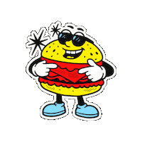Comida Burger Sticker by Promotty
