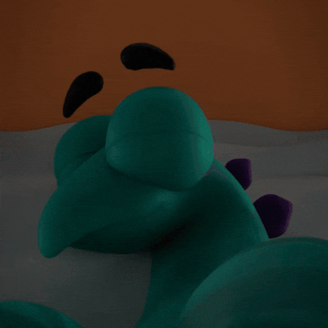 Tired Wake Up GIF by Claynosaurz