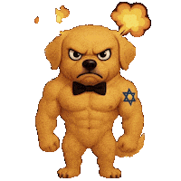 Angry Bow Tie Sticker