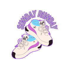 Run Running Sticker by HAUS OF AUB