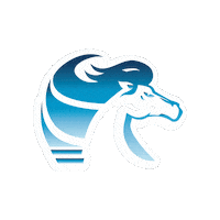 Mustang Sticker by Colegio Inglés