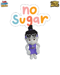 Warning Sugar Free Sticker by Zhotcita