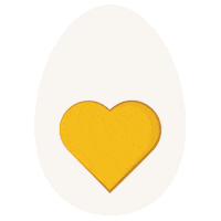 MyCraftyCounter hard boiled egg wundereggs vegan eggs crafty counter Sticker