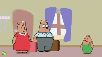 Weekend at home without my parents | I miss you! | Educational Cartoon for Kids | Pants Bear