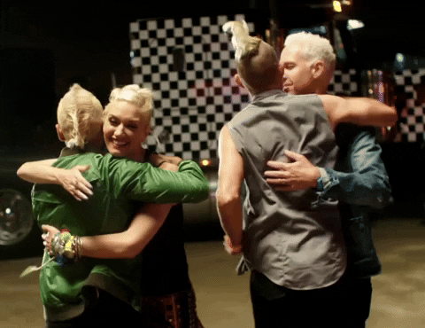 Gwen Stefani Hug GIF by No Doubt