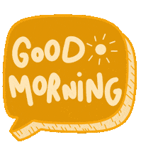 Good Morning Sticker by Demic