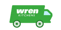 WrenKitchens wow new day delivery Sticker