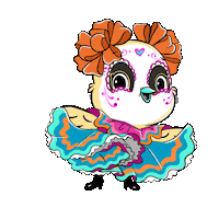 Happy Day Of The Dead Sticker by Canticos World