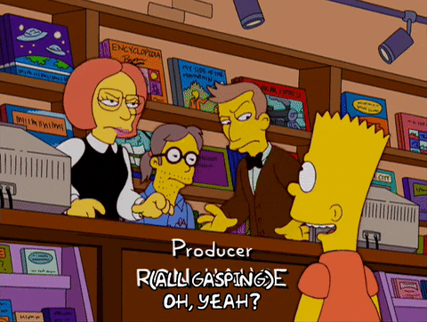 happy bart simpson GIF