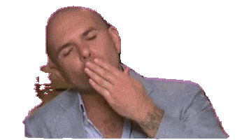 pitbull blow kiss Sticker by MANGOTEETH
