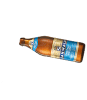 wheat beer drinking Sticker by Sanwald