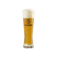 Weizenglas Sticker by Brauerei Loscher