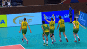 volleyballworld dance celebration celebrate hey GIF
