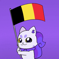 Chocolate Flag GIF by Lucky Kat Studios