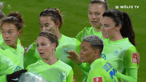 Champions League Football GIF by VfL Wolfsburg
