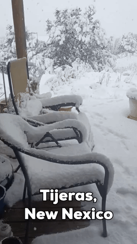 Snow Blankets Central New Mexico