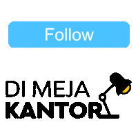 dimejakantor work follow works employee Sticker