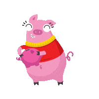 Cuponeria pig desconto porco cupom Sticker