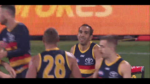 eddie betts afl GIF by Adelaide Crows